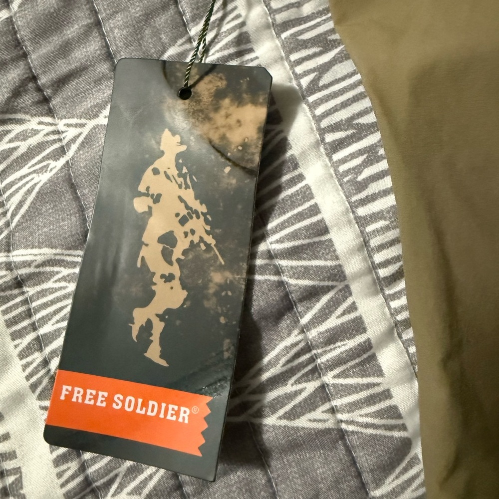 Free Soldier Men’s Tactical Cargo Pants with Belt - Size 38Wx30L - Color: Mud - Picture 4 of 6